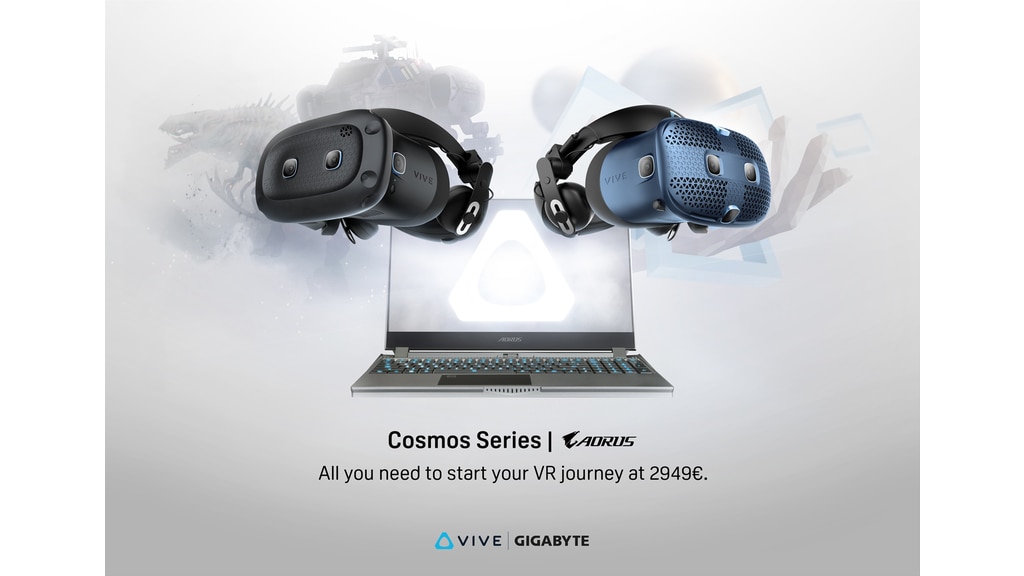VIVE COSMOS-Serie und AORUS 15G und macht Eintauchen in die virtuelle Realität so einfach wie nie
